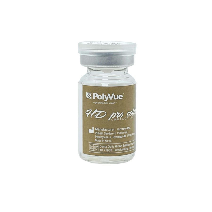 لنز طبی رنگی سالانه PolyVue (نمره دار)